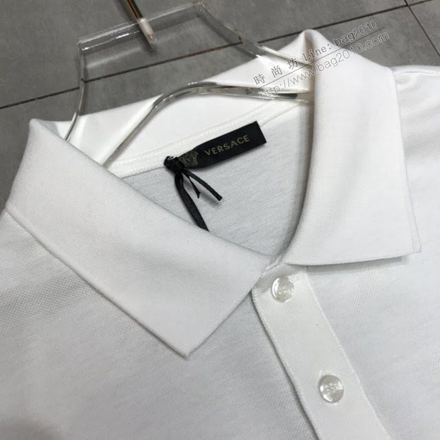 Versace男短袖 範思哲2020新款男裝 新款翻領T恤 POLO衫  tzy2488